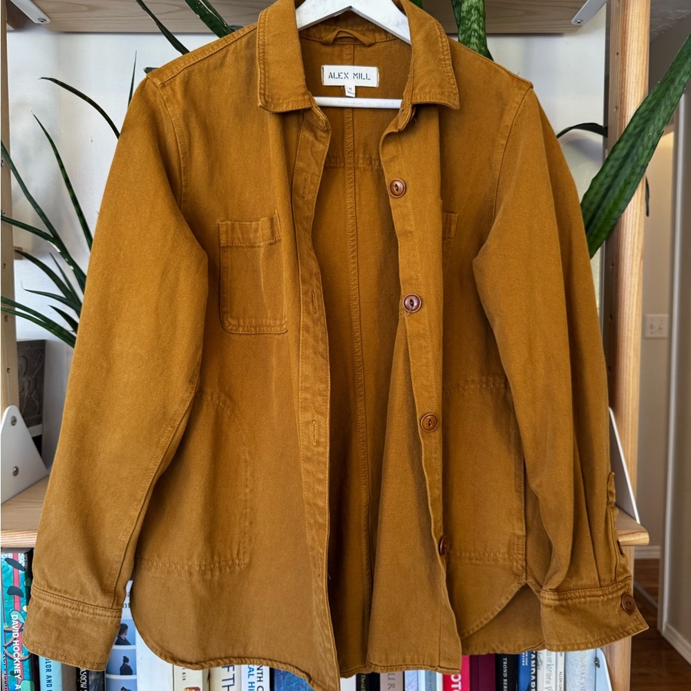 Alex Mill Mustard Utility Jacket